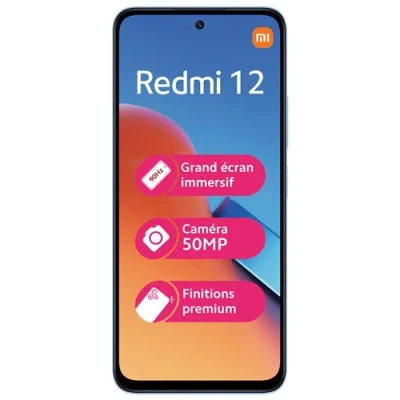 Afbeelding van Xiaomi Redmi 12 4GB/128GB Blauw met Proximus abonnement 150 minuten + 5000 MB 4G