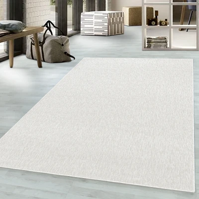 Afbeelding van Effen Vloerkleed Laagpolig Creme 200x290 cm