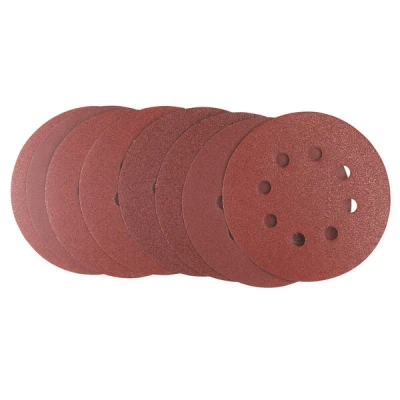 Afbeelding van Set Schuurschijven 25PCS excentrisch diameter 125mm met klittenband, 10x K60, K80 en 5x K120.