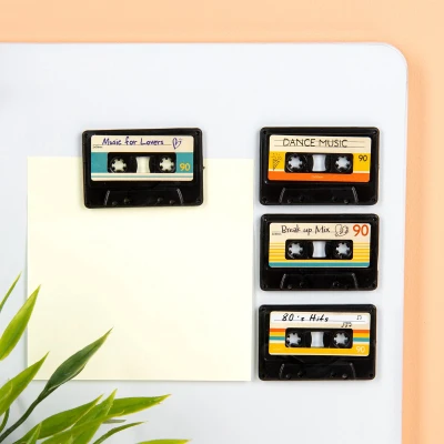 Afbeelding van Cassettebandje Magneten (set Van 4)