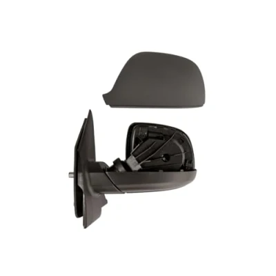 Afbeelding van Buitenspiegel Prasco Premium VG9197004P Links zwart voor manuele spiegelverstelling, Bol vormig VOLKSWAGEN: Transporter 5 Bus,
