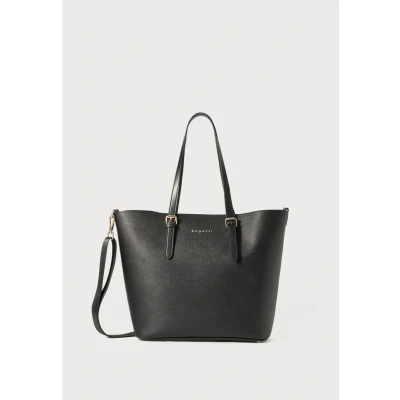 Afbeelding van bugatti Shopper schoudertas Ella Black Saffiano zwart