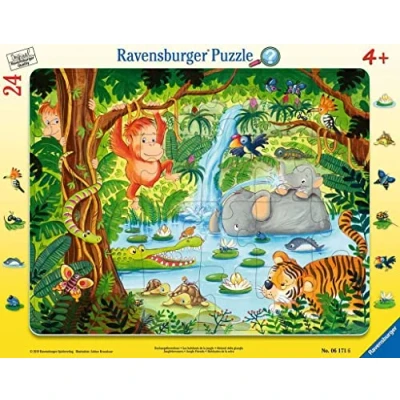 Afbeelding van Junglebewoners puzzel met 24 stukjes