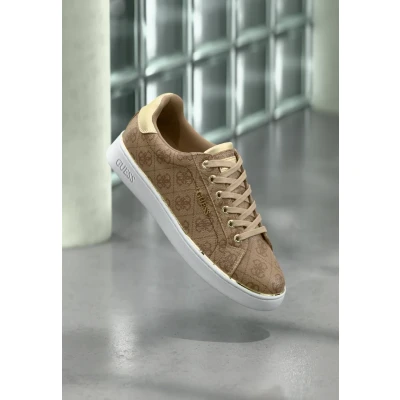 Afbeelding van Guess Beckie Sneakers laag, Dames, Maat: 36, Beige/light brown Hoogwaardig imitatieleer