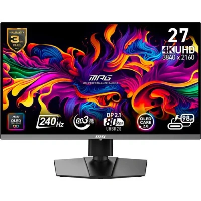 Image de MSI Mpg 272urx Qd Oled 26.5 Pouces Ultra Hd 4k (organic Light emitting Diode)