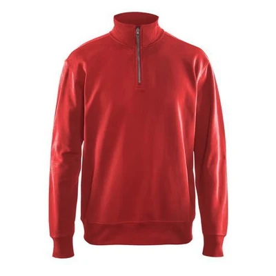 Image de Sweat col camionneur rouge