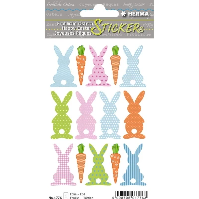 Afbeelding van HERMA 1776 sticker Film Multi kleuren Permanent 14 stuk(s)