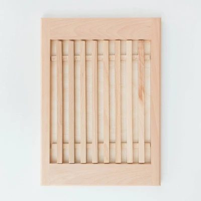 Afbeelding van HOCHO Beukenhouten Broodsnijplank 355x250x22 mm Met Kruimelrooster