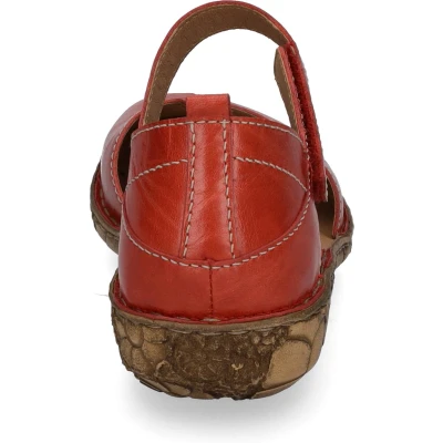 Afbeelding van Josef Seibel Ballerina&#039;s met enkelbandjes, Dames, Maat: 42, Hibiscus Leer