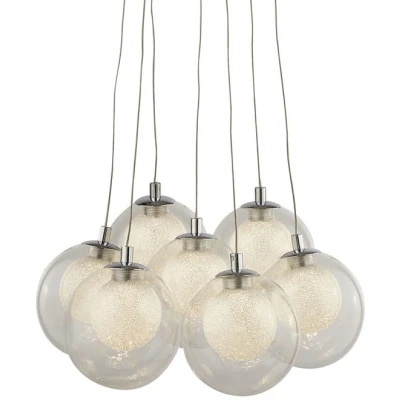 Afbeelding van LED hanglamp Cluster, 7 lamps