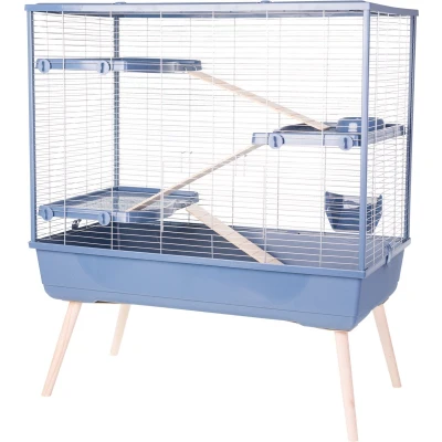 Afbeelding van Zolux Neolife 100 Knaagdierkooi Dierenverblijf 99x54x92 cm Blauw Rabbits