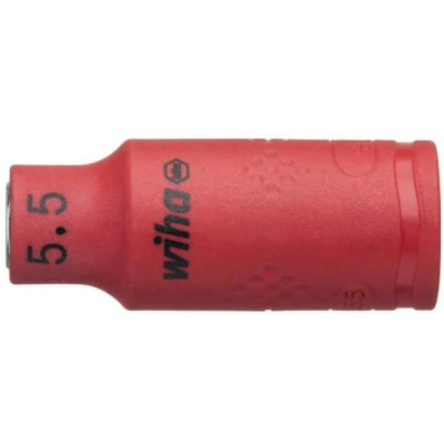 Afbeelding van WIHA 246225 dopsleutelinzet geïsoleerd buitenzeskant 5,5 mm x 1/4&quot; 10102
