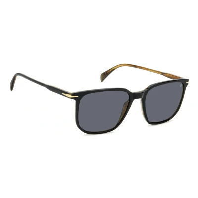 Afbeelding van David Beckham Db 1141/S Rechthoekig Acetaat Polariserend Heren Zonnebril