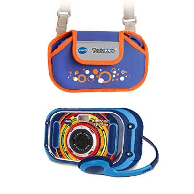 Afbeelding van Vtech 80 163594 KidiZoom Touch 5.0 blauw incl. draagtas kindercamera