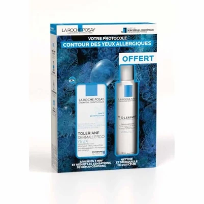 Image de La Roche Posay Tolériane Dermallergo Yeux 20 ml + Dermo Cleanser 50