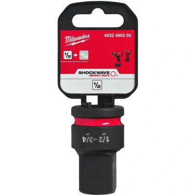 Afbeelding van MILWAUKEE 4932480355 stopcontact adapter 1/2&quot; vierkant naar 3/4&quot;