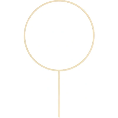 Afbeelding van Partydeco Taarttopper Cirkel
