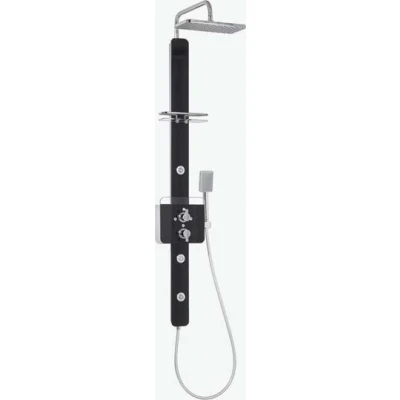 Afbeelding van Huber Soft Douchekolom thermostaat zwart SF.006001.21