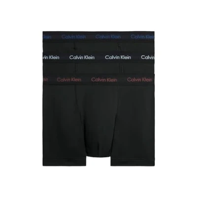 Afbeelding van Calvin Klein heren Cotton Stretch boxershorts met logoband in 3 pack de kleur Zwart, maat: S