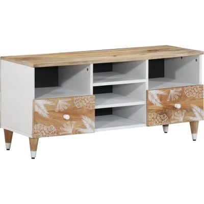 Afbeelding van vidaXL Tv meubel 100x33,5x46 cm massief mangohout