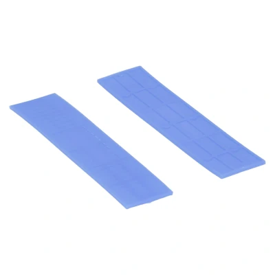 Afbeelding van Wovar Glasblokjes 24 mm breed 2 dik Blauw Per 100 stuks