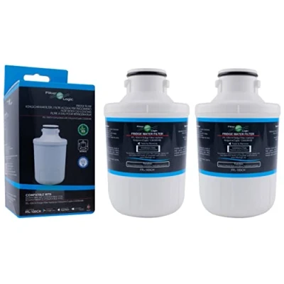 Afbeelding van FilterLogic FFL 105CH 2 x waterfilter compatibel met Foshan Micro Midea 307203200002 MFCMG14211F MFCMG14211FR Hotpoint C00300448 filterpatroon voor Amerikaanse koelkast Schneider Thomson Triomph