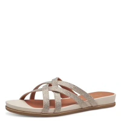 Afbeelding van Jana 8 27161 42 plateausandalen voor dames, Beige