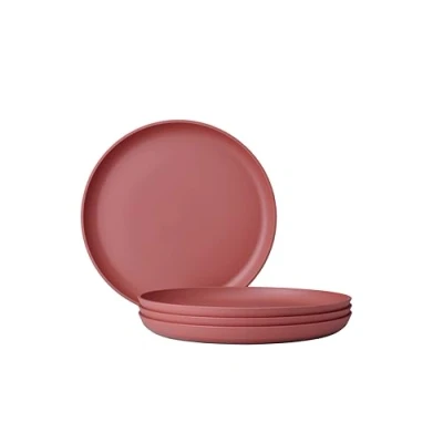 Afbeelding van Mepal ontbijtbord Silueta 4 stuks Camping borden Vivid mauve