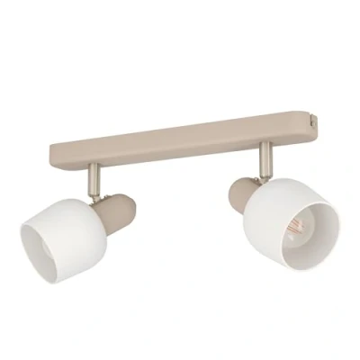 Afbeelding van EGLO Corato Spot E14 30 cm Wit/Beige Staal/Glas