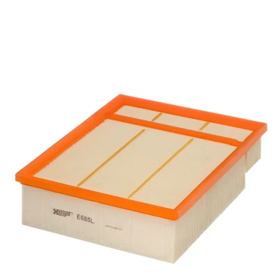 Afbeelding van HENGST Filter E685L Luchtfilter 69 213 266 insert AUDI: A4 B7 Avant, B6 Saloon