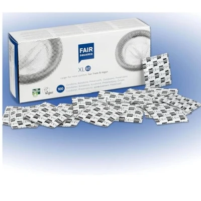 Afbeelding van Fair Squared Trade Ethical Condoms X Large 100 items