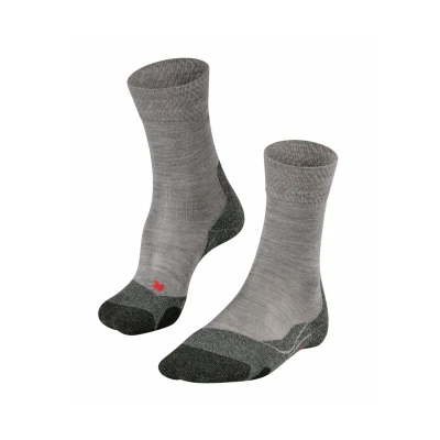 Afbeelding van Falke TK2 Explore Melange Trekking Functional Mediumcushioned Sokken, Dames, Maat: 37/38, M grey mel