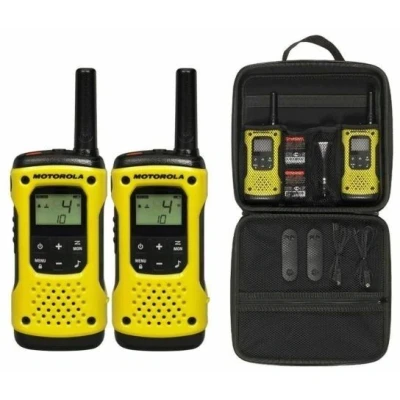 Afbeelding van MOTOROLA RADIOTELEFON T92 H2O portofoon 16 kanalen 2 stuk(s) Zwart, geel