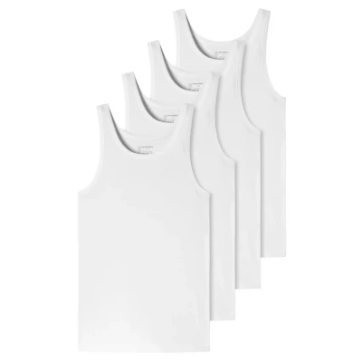 Afbeelding van Schiesser Heren Onderhemd 4 pack 95/5 Organic Cotton