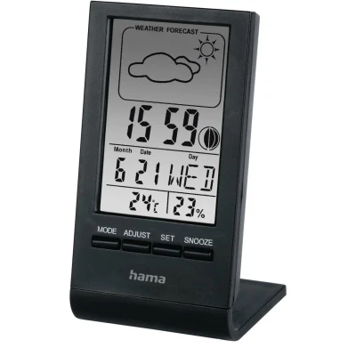 Image de Hama TH 100 (00186358) LCD Thermomètre/hygromètre Noir