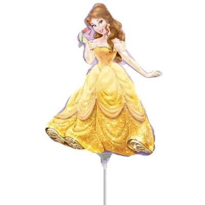 Afbeelding van AMSCAN Disney Kleine folie ballon Princess Belle 33Cm Leeg