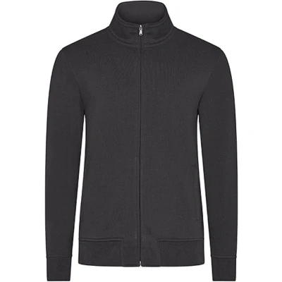 Afbeelding van Herenvest &#039;Premium Full Zip&#039; met zijzakken Dark Grey S