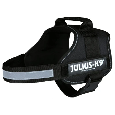 Afbeelding van Julius K9 Powerharness Zwart Hondenharnas 58 76x4.0 cm