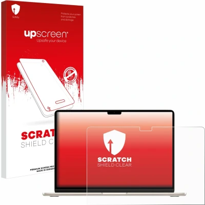 Afbeelding van upscreen Screenprotector voor Apple MacBook Air 15&quot; M3 2024 Folie Beschermfolie transparant