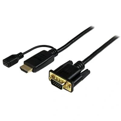 Afbeelding van HDMI Kabel Startech HD2VGAMM3 0,9 m Micro USB VGA