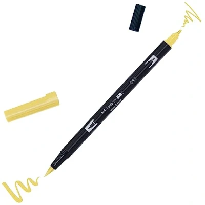 Afbeelding van Tombow ABT dubbele brushpen light ochre 991