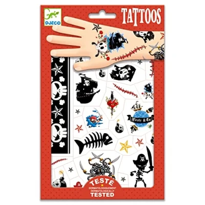 Image de Tatouages Pirates en 2 planchettes