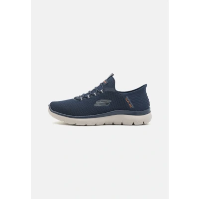 Afbeelding van Skechers Wide Fit Summits Sneakers laag, Heren, Maat: 49.5, Navy Polyester
