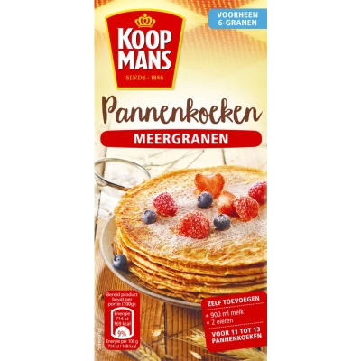 Afbeelding van Koopmans Pannenkoeken mix meergranen 10x 400 gr Voordeelverpakking