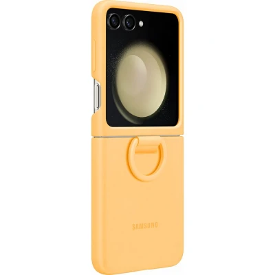 Image de Samsung Silicone Back Cover avec Ring Orange Galaxy Z Flip 5