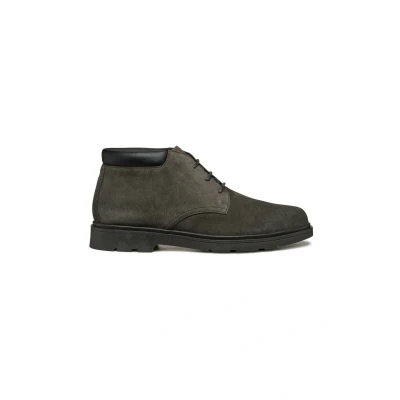 Afbeelding van Geox Spherica Veterboots, Heren, Maat: 40, Mud Leer/ synthetisch