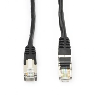 Afbeelding van Netwerkkabel Cat5e F/UTP 0.5 meter (100% koper, Zwart)
