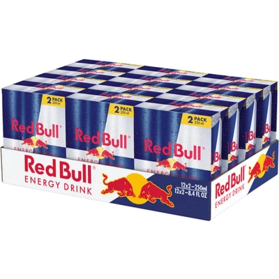 Afbeelding van Red Bull 2 Pack 12 X250ml