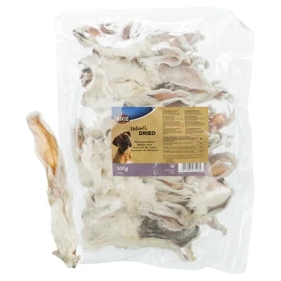 Afbeelding van Trixie Konijnenoren Met Vacht 500 G GR