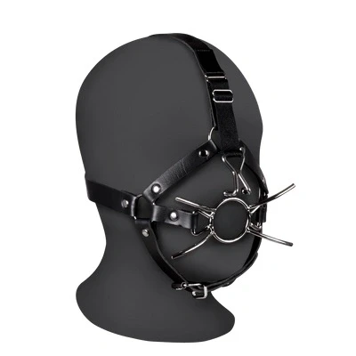 Afbeelding van Hoofdharnas met Spider Gag en Neushaken